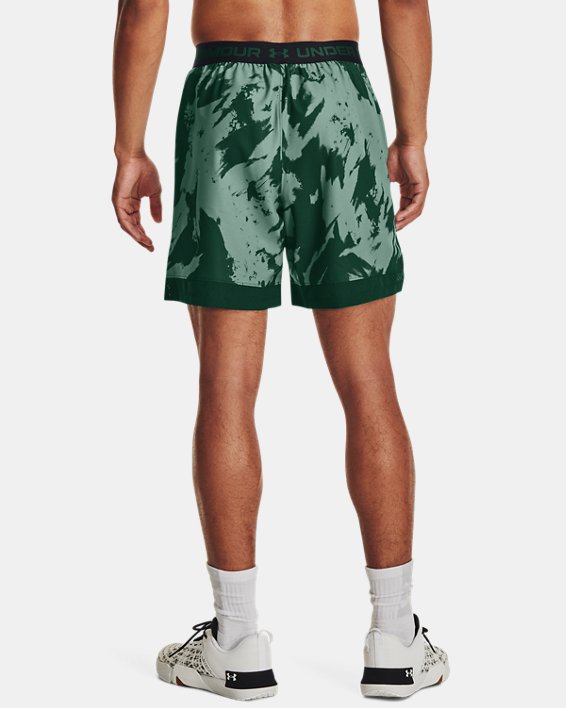 Men's UA Vanish Woven 6" Printed Shorts in Green image number 1